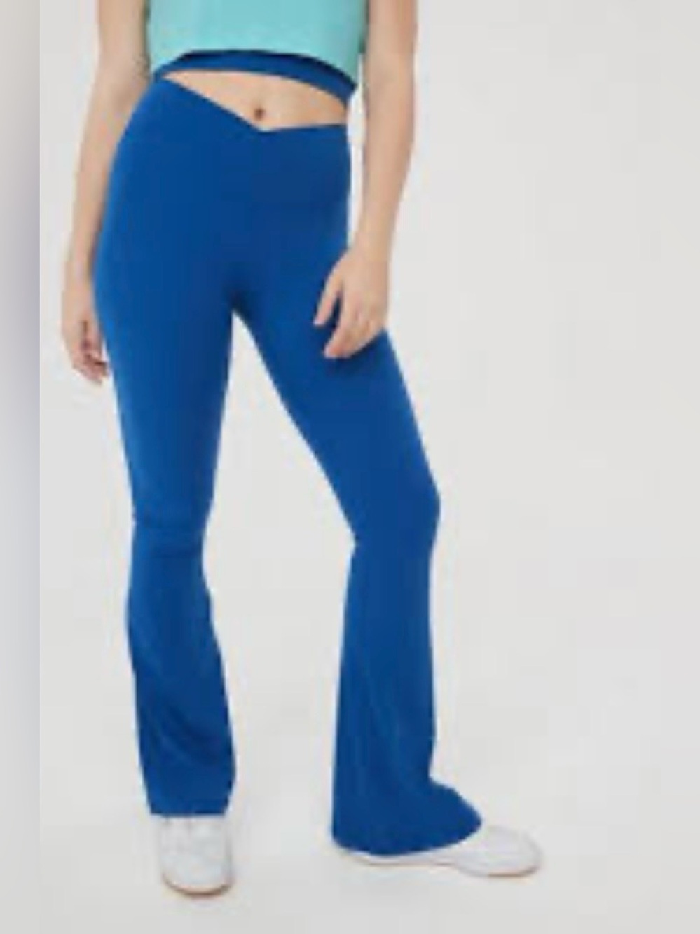 OFFLINE by Aerie Real Me High Waisted Crossover Flare Legging